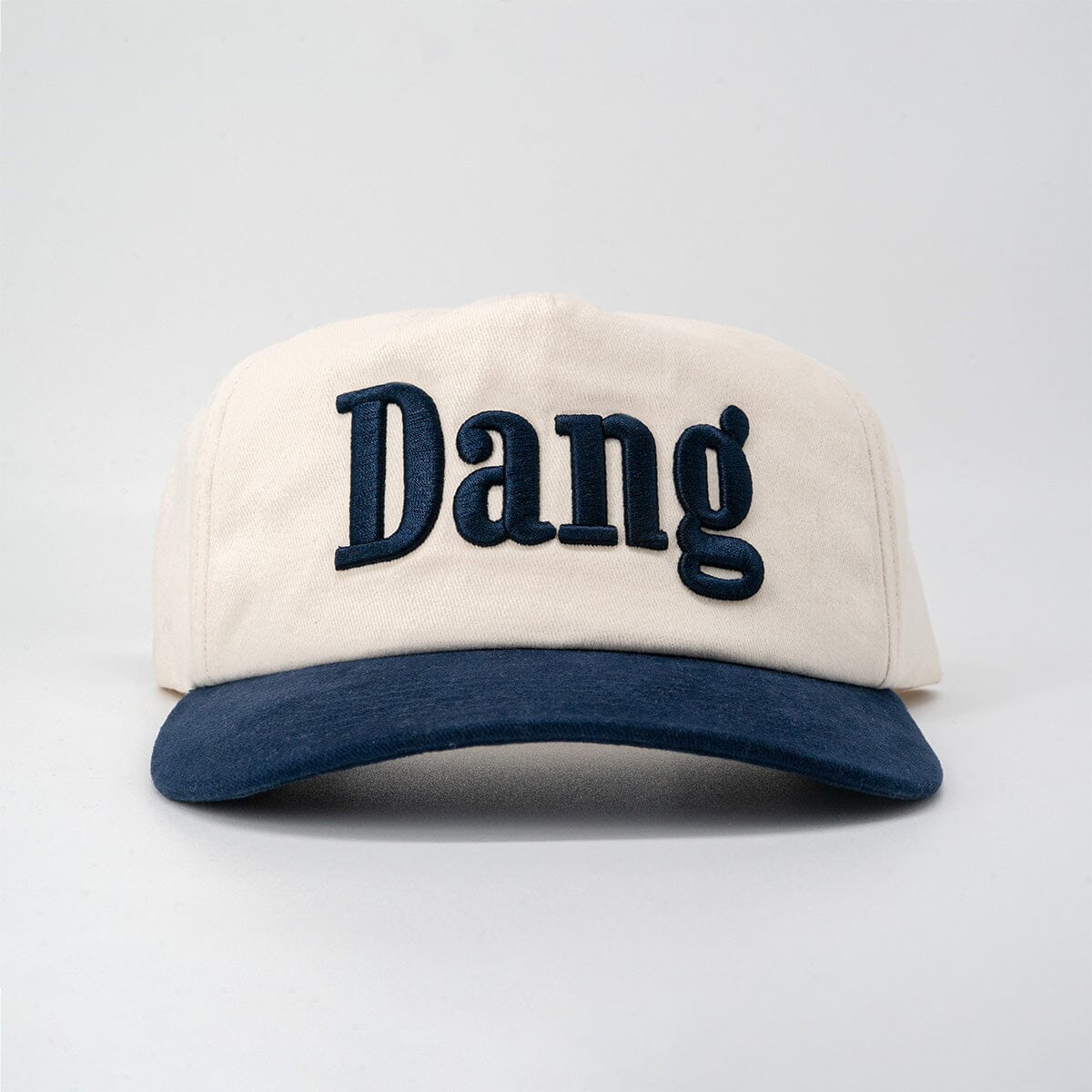 Dang Hat Communal Navy Blue Cotton Twill Mesh Flap