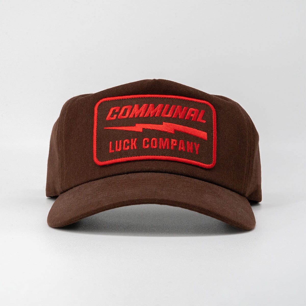 Luck Company Hat Communal Cowboy Brown Cotton Twill Mesh Flap