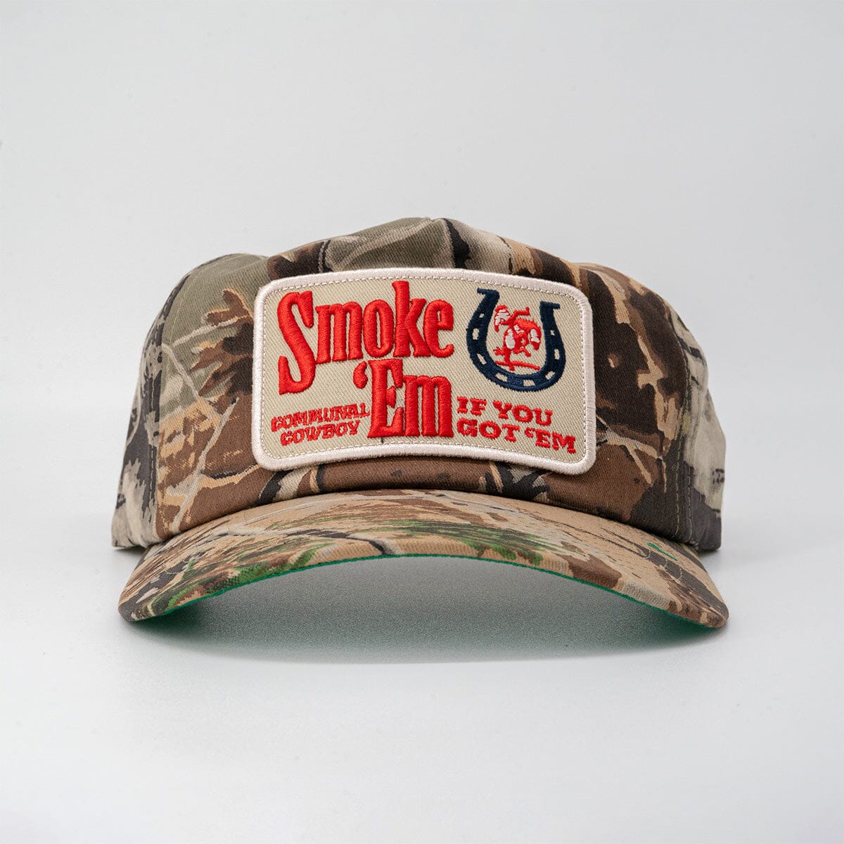 Smoke 'Em Hat Communal Camo 2 Cotton Twill Mesh Flap