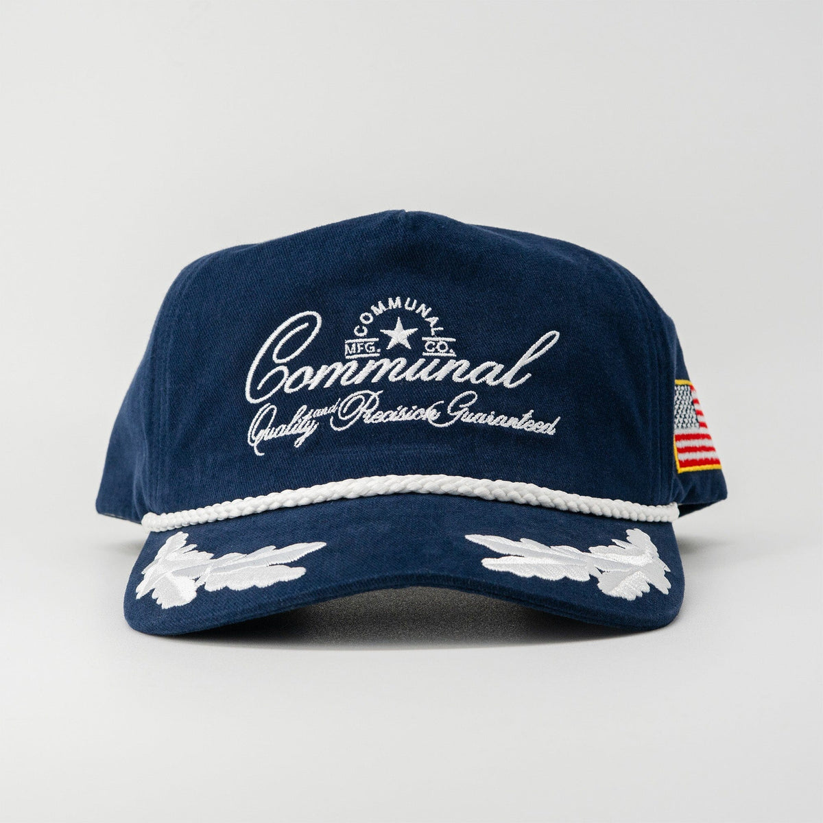 The Captain Hat Communal Navy Cotton Twill Mesh Flap